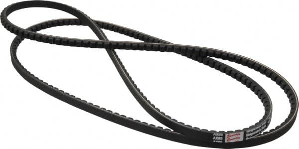 Browning - Section AX, 1/2" Wide, 87" Outside Length, Gripnotch V-Belt - Rubber Compound, Gripnotch, No. AX85 - Exact Tooling