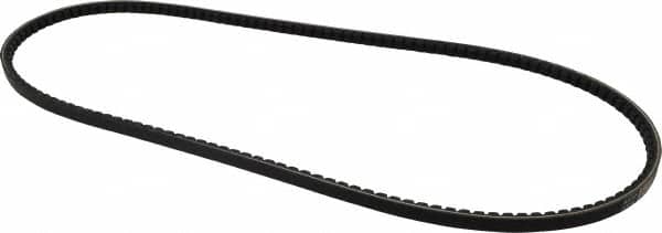 Browning - Section AX, 1/2" Wide, 52" Outside Length, Gripnotch V-Belt - Rubber Compound, Gripnotch, No. AX50 - Exact Tooling