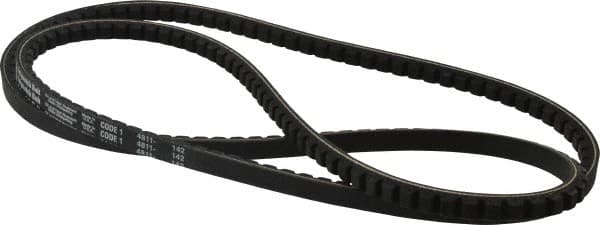 Browning - Section AX, 1/2" Wide, 67" Outside Length, Gripnotch V-Belt - Rubber Compound, Gripnotch, No. AX65 - Exact Tooling