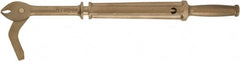 Ampco - 18" OAL Nail Puller - 1/4" Wide, Nickel Aluminum Bronze - Exact Tooling