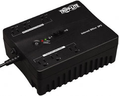 Tripp-Lite - 15 Amp, 350 VA, Flat Pack Mount Standby Backup Uninterruptible Power Supply - Backup 3 min with Full Load & 10 min with Half Load, 120 VAC Input & Output, 180 Watt Output, 1 Phases, 6 Outlets - Exact Tooling