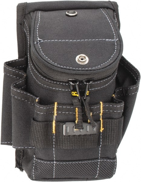 CLC - 6 Pocket General Purpose Holster - Polyester, Black, 6-1/4" Wide x 8-1/4" High - Exact Tooling
