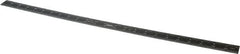 SPI - 24" Long, 1/100, 1/64, 1/50, 1/32" Graduation, Rigid Steel Rule - 16R Graduation Style, 1-1/8" Wide, Black, Black Chrome Finish - Exact Tooling