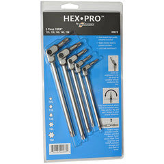 78 SET 5 CHROME TORX HEXP - Exact Tooling