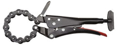 Proto - 9-27/32" OAL Standard Jaw Locking Chain Pipe Cutters - 1-3/32" Jaw Width, 2-61/64" Jaw Opening, Standard Handle - Exact Tooling