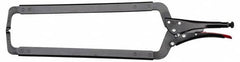 Proto - 24-3/8" OAL C-Clamp Locking Pliers - 15/32" Jaw Width, 16-9/64" Jaw Depth, 15-47/64" Jaw Opening, Standard Handle - Exact Tooling