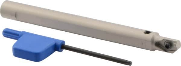 Iscar - MIFHR, Internal, Right Hand, 0.492" Max Depth of Cut, Indexable Grooving Tool Holder - MI.R 8 Insert Compatibility, 3/8" Shank Width, 4.03" OAL, Through Coolant - Exact Tooling