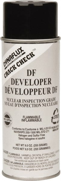 Dynaflux - Crack Detection NDT Nuclear Developer - 16 Ounce Aerosol Can - Exact Tooling