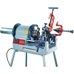 Rothenberger - Pipe Threading Machines Maximum Pipe Size Capacity (Inch): 4 Minimum Pipe Size Capacity (Inch): 1/2 - Exact Tooling
