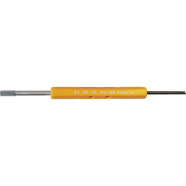 OK Industries - 26 AWG, Plastic, Hand Turning Wire Wrapping and Unwrapping Tool - Noninsulated, 1-1/2 Inch Deep - Exact Tooling