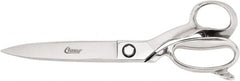 Clauss - 8" LOC, 12-1/4" OAL Trimmers - Steel Handle, For Paper, Fabric - Exact Tooling