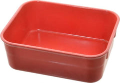 LEWISBins+ - 300 Lb Load Capacity Red Fiberglass Tote Container - Stacking, Nesting, 6.3" Long x 4.9" Wide x 2.1" High - Exact Tooling
