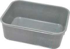 LEWISBins+ - 300 Lb Load Capacity Gray Fiberglass Tote Container - Stacking, Nesting, 6.3" Long x 4.9" Wide x 2.1" High - Exact Tooling