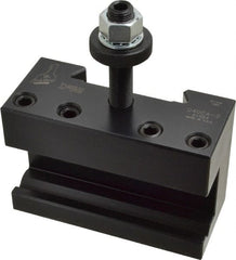 Dorian Tool - Series CA, #2 Boring, Turning & Facing Tool Post Holder - 400 to 500mm Lathe Swing, 3" OAH x 4-1/2" OAL, 1-1/4" Max Tool Cutting Size, 1-15/16" Centerline Height - Exact Tooling