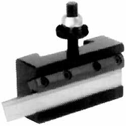 Dorian Tool - Series CA, #7-71C High Speed Combination Cut-Off Tool Post Holder - 400 to 500mm Lathe Swing, 2-1/2" OAH x 4-1/2" OAL, 49.2mm Centerline Height - Exact Tooling