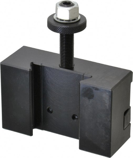 Dorian Tool - Series BXA, #71C Carbide Combination Cut-Off Tool Post Holder - 330 to 380mm Lathe Swing, 1-3/4" OAH x 3-1/4" OAL, 33.32mm Centerline Height - Exact Tooling