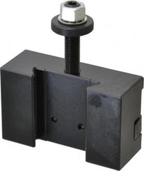 Dorian Tool - Series BXA, #71C Carbide Combination Cut-Off Tool Post Holder - 330 to 380mm Lathe Swing, 1-3/4" OAH x 3-1/4" OAL, 33.32mm Centerline Height - Exact Tooling