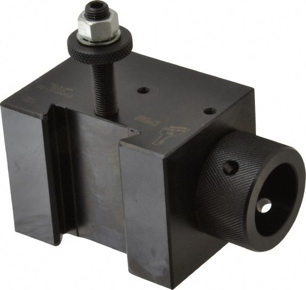 Dorian Tool - Series BXA, #36 5C Collet Tool Post Holder - 330 to 380mm Lathe Swing, 2-1/4" OAH x 4-1/4" OAL, 1-5/16" Centerline Height - Exact Tooling