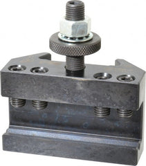 Dorian Tool - Series AXA, #2 Boring, Turning & Facing Tool Post Holder - 300mm & Under Lathe Swing, 1.74" OAH x 2-3/4" OAL, 3/4" Max Tool Cutting Size, 36.12mm Centerline Height - Exact Tooling