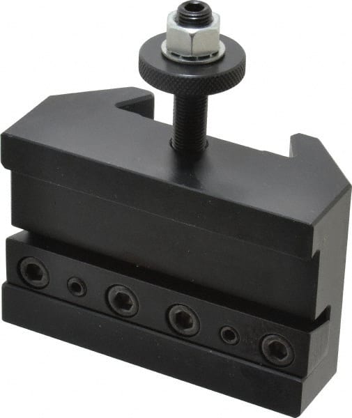 Dorian Tool - Series CXA, #7-71C Cut-Off & Grooving Tool Post Holder - 400mm Lathe Swing, 2-1/2" OAH x 1-1/2" OAL, 46.61mm Centerline Height - Exact Tooling