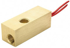 Gems Sensors - 1,000 psi, Brass Housing, Fixed Set Point Flow Switch, Miniature - 1.5 Flow Set Point, 1.5 GPM - Exact Tooling