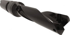 Allied Machine and Engineering - Series 0.5, 5/8" Max Diam, 3MT Taper Shank, Helical Flute Spade Drill - 2-1/2" Max Depth, 3-43/64" Body Length, 7-3/16" OAL, Standard Length, Through Coolant - Exact Tooling