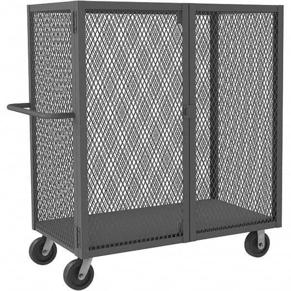 Durham - 2,000 Lb Capacity Mesh Stock Truck - Exact Tooling