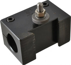 Aloris - Series DA, #41D Boring Bar Tool Post Holder - 17 to 48" Lathe Swing, 3-1/2" OAH, 1-3/4" Centerline Height - Exact Tooling