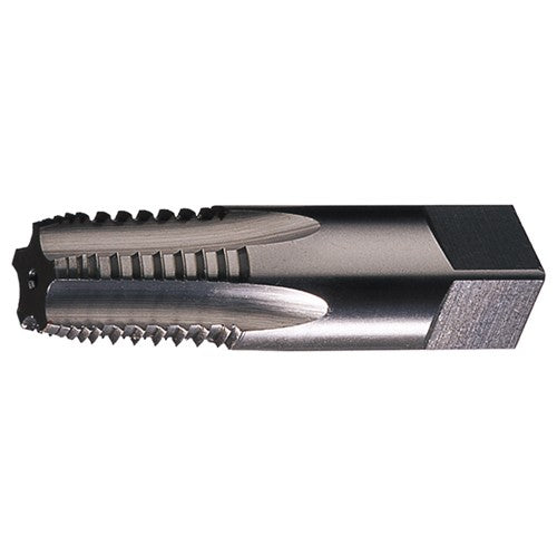 ‎1-11.5 NPT 5 Flute HSS Interrupted Thread Medium Hook Taper Taper Pipe Tap- Bright - Exact Tooling