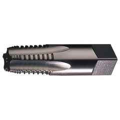 ‎1-11.5 NPT 5 Flute HSS Interrupted Thread Medium Hook Taper Taper Pipe Tap- Bright - Exact Tooling