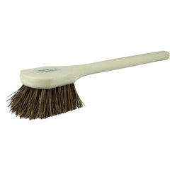 20″ Utility Scrub Brush, Palmyra Fill, Long Handle, Foam Block - Exact Tooling