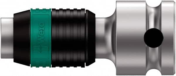 Wera - 3/8" Drive, 1/4" Insert, Hex Drive Bit Adapter - Exact Tooling