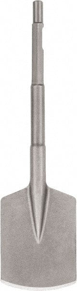 DeWALT - 4" Head Width, 4-1/2" OAL, 0.7" Shank Diam, Spade Chisel - Spline Drive, Spline Shank, Steel - Exact Tooling