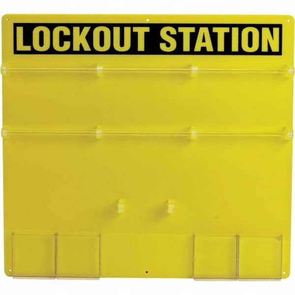 Brady - Empty Acrylic Padlock Station - Exact Tooling