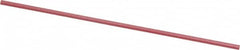 Value Collection - Round, Synthetic Ruby, Midget Finishing Stick - 50mm Long x 1mm Wide, Fine Grade - Exact Tooling