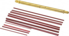 Value Collection - 12 Piece Synthetic Ruby Stone Kit - Fine - Exact Tooling