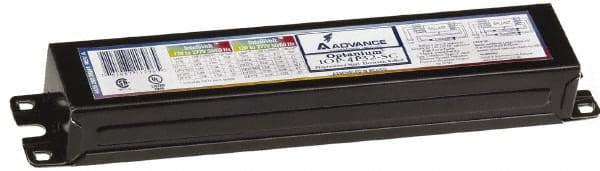Philips Advance - 3 or 4 Lamp, 120-277 Volt, 0.28 to 0.34 Amp, 0 to 39, 40 to 79 Watt, Instant Start, Electronic, Nondimmable Fluorescent Ballast - 0.77, 0.85 Ballast Factor, T8 Lamp - Exact Tooling