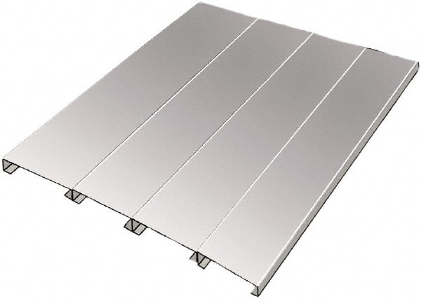 Hallowell - 48" Wide, Open Shelving Accessory/Component - Steel, 24" Deep, Use with Rivetwell Boltless Shelving - Exact Tooling