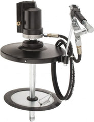 PRO-LUBE - Grease Lubrication 1 Lb/min Flow Steel Air-Operated Pump - For 25 to 50 Lb & 5 Gal Container - Exact Tooling