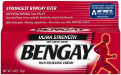 Johnson & Johnson - 4 oz Pain Relief Cream - Comes in Tube, Extra Strength - Exact Tooling