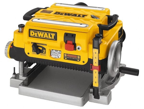 DeWALT - 15 Amp, 10,000 and 20,000 RPM, Bench Planer - 1/8 Inch Depth of Cut, 13 Inch Wide, 6 Inch Depth Capacity - Exact Tooling