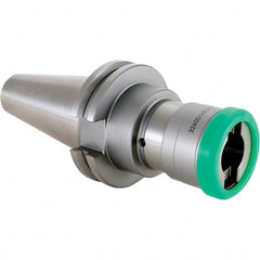 Techniks - CAT50 Taper Shank Tension & Compression Tapping Chuck - 1/2 to 1-3/8" Tap Capacity, 5.24" Projection, Quick Change - Exact Tooling