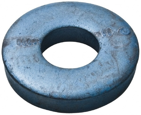 Metric Blue - M30 Screw, Alloy Steel Standard Flat Washer - 33mm ID x 60mm OD, 3.4mm Thick, Plain Finish - Exact Tooling