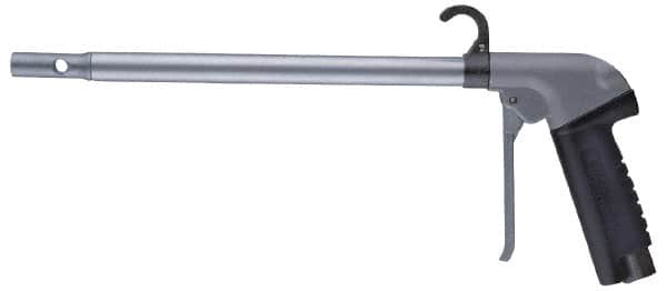 Guardair - 120 Max psi Maximum Power Venturi Nozzle Pistol Grip Blow Gun - 3/8 NPT, 60" Tube Length, Aluminum - Exact Tooling