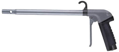 Guardair - 120 Max psi Maximum Power Venturi Nozzle Pistol Grip Blow Gun - 3/8 NPT, 18" Tube Length, Aluminum - Exact Tooling