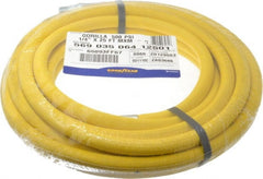 Continental ContiTech - 1/4" ID x 0.61" OD 25' Long Oil Resistant Air Hose - MNPT x MNPT Ends, 500 Working psi, -20 to 190°F, 1/4" Fitting, Yellow - Exact Tooling