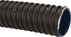 Continental ContiTech - 2" ID x 2.46" OD, 40 Max psi, 29 In. Hg, Dry Material Handling & Transfer Hose - Urethane, -40 to 158°F, 2-1/2" Bend Radius, 100' Coil Length, Black - Exact Tooling