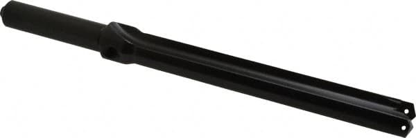 Allied Machine and Engineering - Series 1.5, 55/64 to 15/16" Diam, 3/4" Diam Straight Shank, Straight Flute Spade Drill - 6-5/8" Max Depth, 8-1/64" Body Length, 10-7/8" OAL, Standard Length, Through Coolant - Exact Tooling