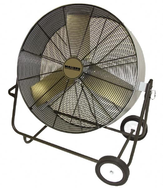 TPI - 30" Blade, Direct Drive, 1/4 hp, 4,400 & 3,800 CFM, Floor Style Blower Fan - 2.5 Amps, 120 Volts, 2 Speed, Single Phase - Exact Tooling