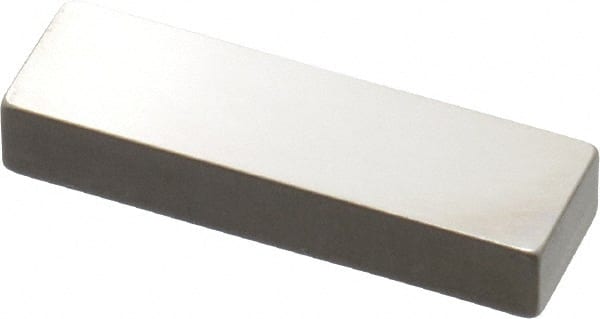 Mitutoyo - 0.19" Rectangular Steel Gage Block - Accuracy Grade AS-1, Includes Certificate of Inspection - Exact Tooling